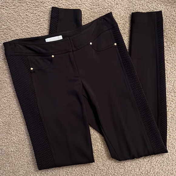 CACHE BLACK SKINNY LEG PANTS
